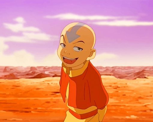 Naughty Aang The Last Airbender Paint by numbers