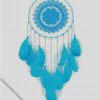 Blue dream catcher diamond paintings