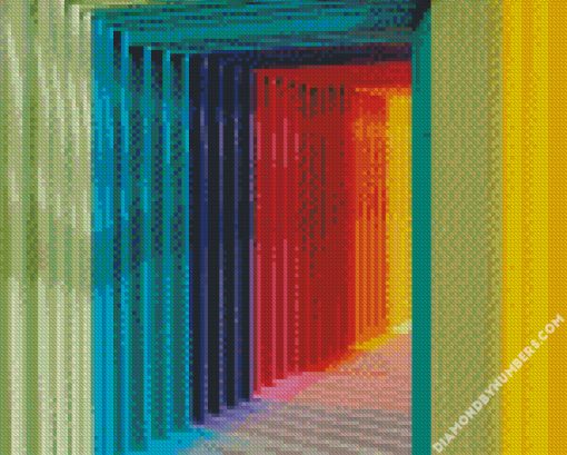 Colorful entrance diamond paintings