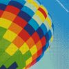 Colorful hot air balloon diamond paintings