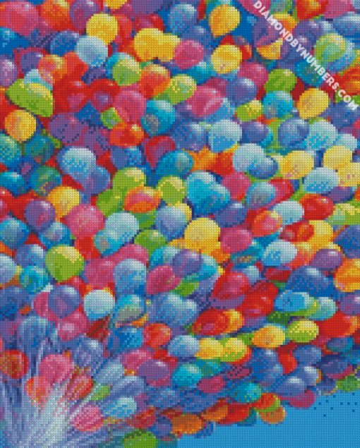 Cute Colorful Balloons diamond paintings