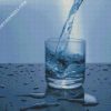 Fluid Pouring in Pint Glass diamond paintings