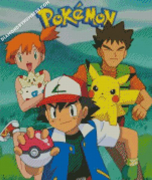 Pokemon First Generation diamond painting