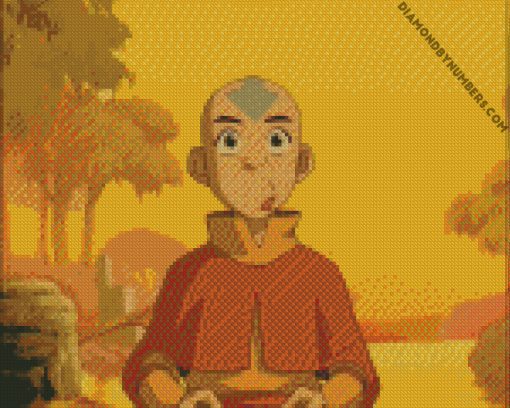 avatar aang the last airbender diamond painting