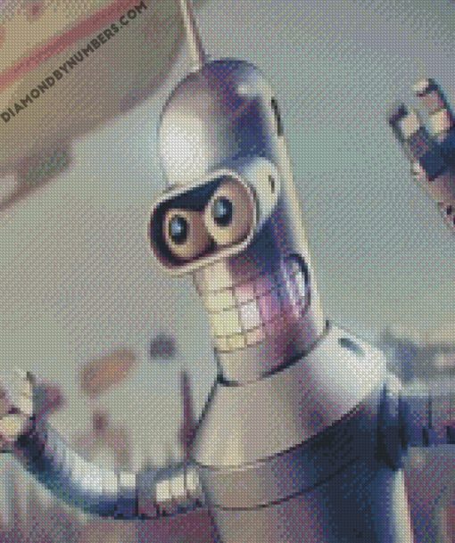 bender bending rodriguez diamond painting