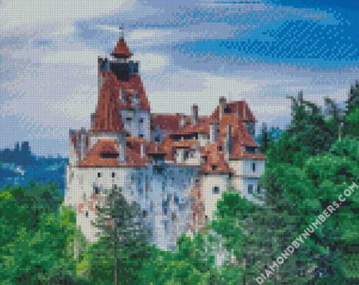 bran castle romania diamond paintings