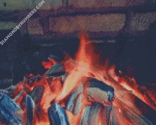 flame fire diamond paintings
