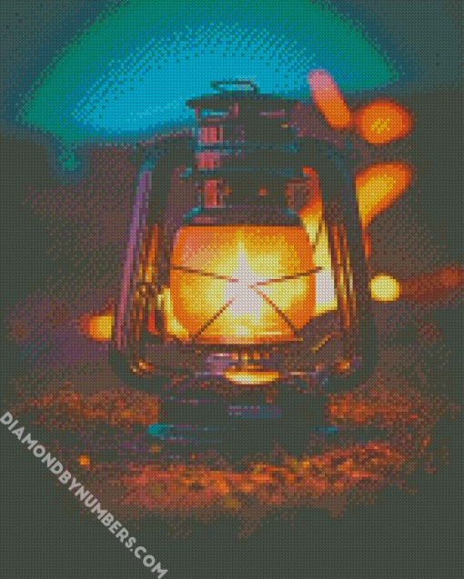 lamp fire diamond paintings