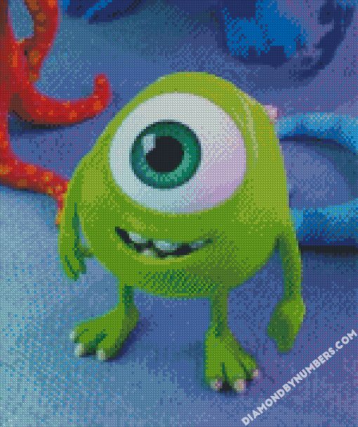 mike wazowski diamond paintings