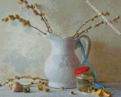 white jug shell diamond paintings