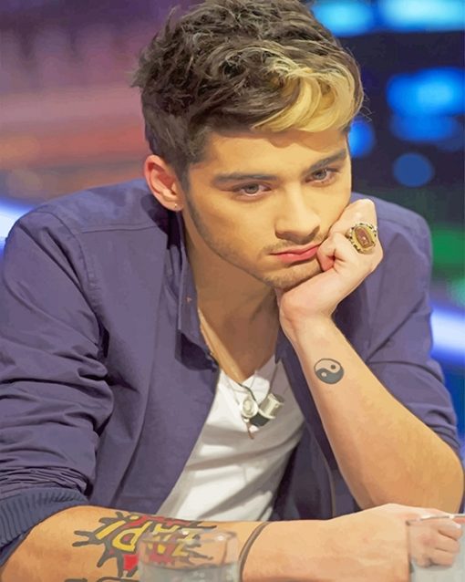 Zayn Malik Cool Look Paint By Numbers
