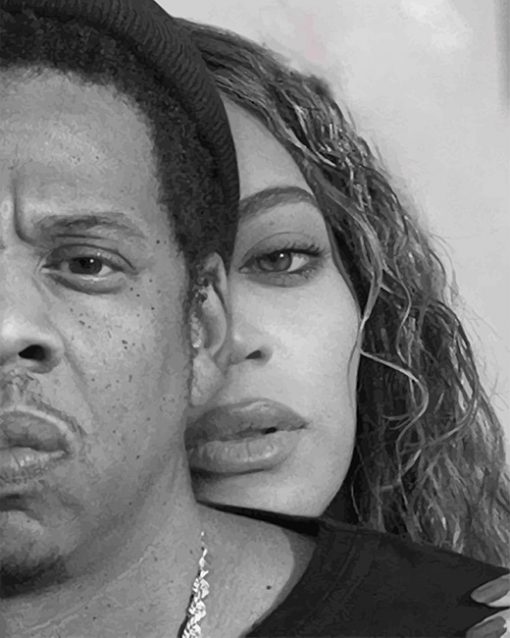 Byoncé And Jay Z Paint by Numbers