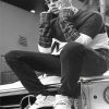 Bad Bunny Black And White paint by number
