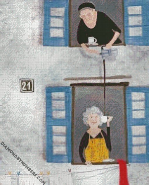 Beautiful Neighbors diamond painting