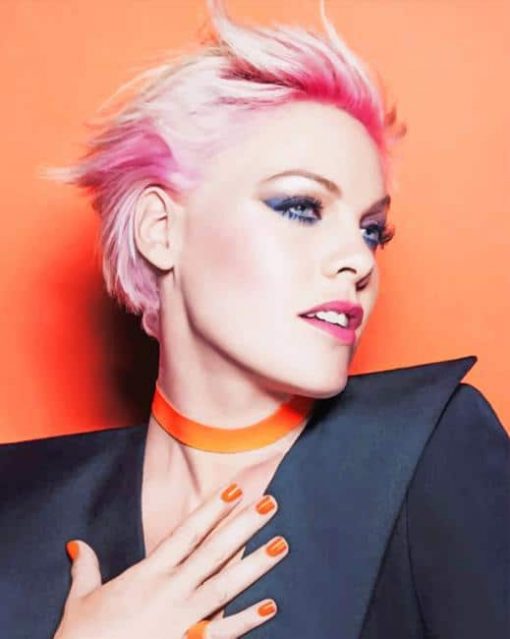 Beautiful Pink adult paint by numbers
