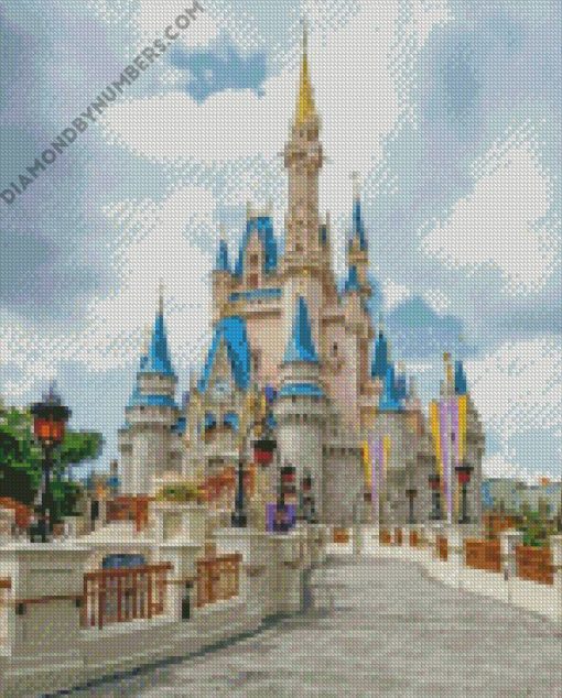 Cinderella Castle paris diamond painting