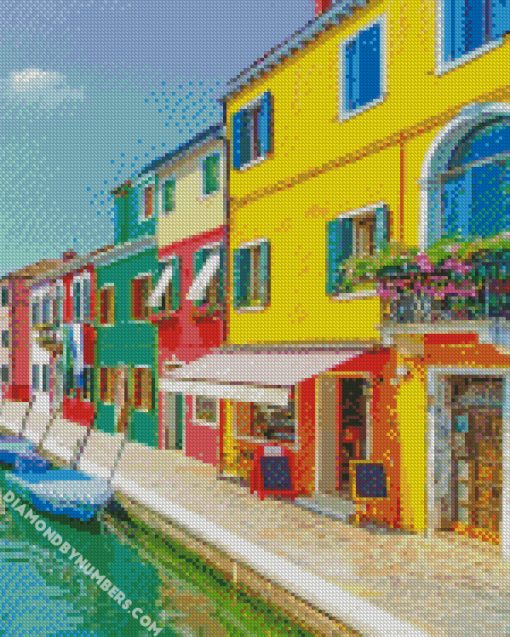Colorful beautiful street Diamond painting