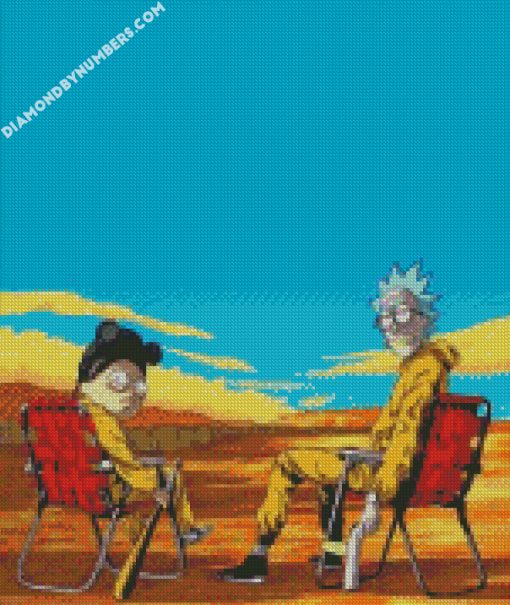 Cool Rick and Morty diamond paintings