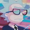 Cool Rick sanchez diamond painting