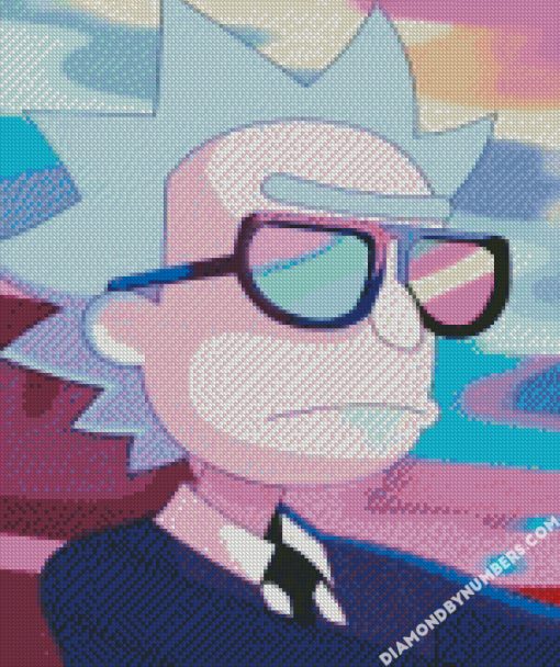 Cool Rick sanchez diamond painting