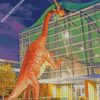 Dinosaur Museum Indiana diamond painting