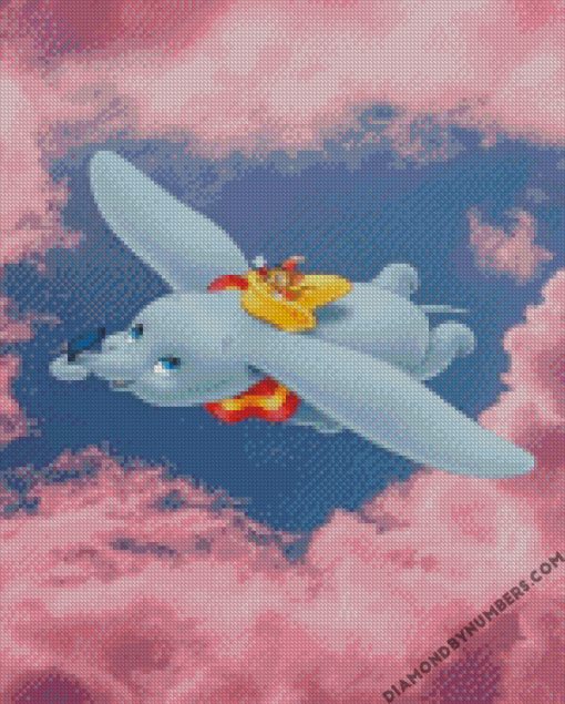 Dumbo Cartoon diamond painting