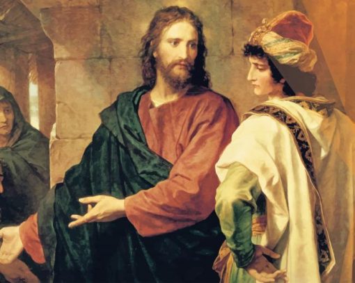 Jesus And The Rich Young Man Paint By Numbers