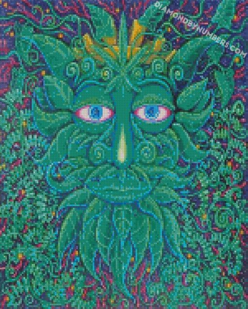 John speaker green man diamond paintings