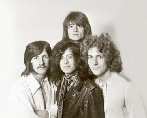 Led Zeppelin Rock Band paint by number