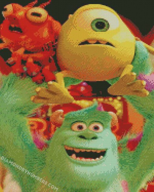 Mike and james Monsters university diamond painting