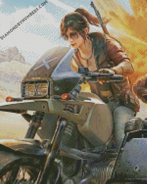 Pubg girl diamond painting