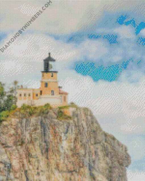 Split Rock Light Minnesota diamond paintings