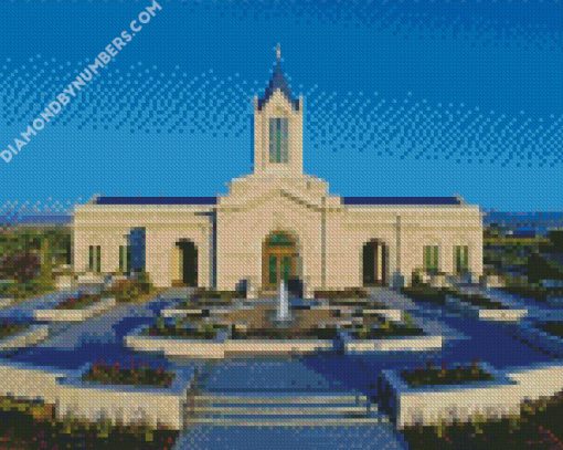 The Fort Collins Colorado Temple diamond painting