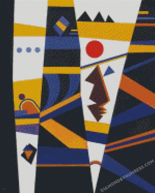 Wassily Kandinsky Binding Abstract Artwork Diamond Paintings