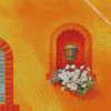 aesthetic burnt orange wall diamond paintings