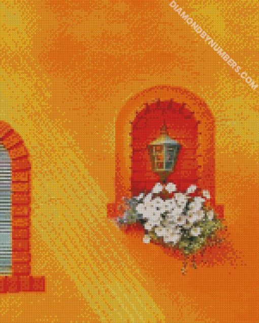 aesthetic burnt orange wall diamond paintings