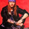 Axl Rose Rock Singer paint by number