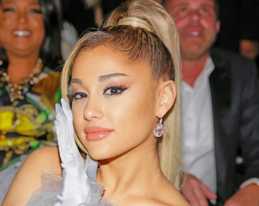 Beautiful Ariana Grande adult paint by numbers