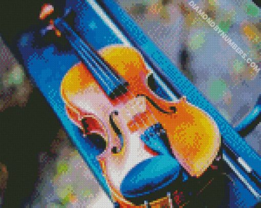 beautiful violin photography diamond paintings
