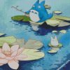 chibi totoro fishing diamond painting