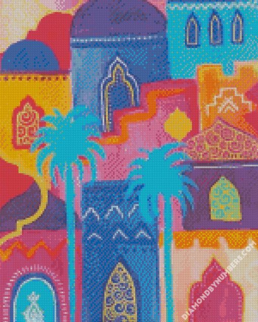 colorful Morocco Diamond Paintings