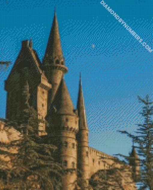 harry potter castle diamond painting