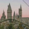 hogwarts castle wizards diamond painting