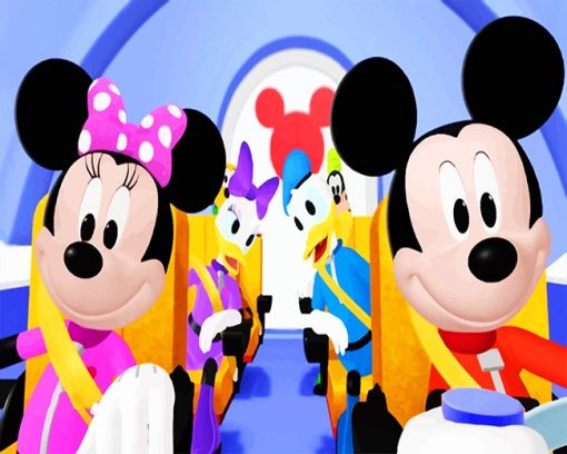 Mickey Mouse Clubhouse Space Adventures paint by number