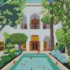 moroccan pool marrakech diamond painting