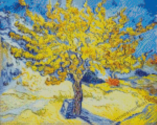 mulberry tree van gogh diamond painting