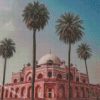 new delhi Humayuns Tomb diamond paintings