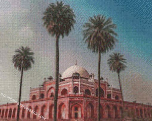 new delhi Humayuns Tomb diamond paintings