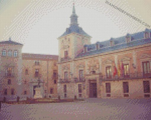 plaza de la villa Madrid diamond painting