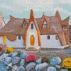 romania charming town diamond paintings